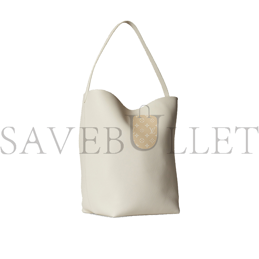 THE ROW LARGE NS PARK TOTE BAG IN LEATHER IVORY W1273L129IVPD (43*38*20cm)